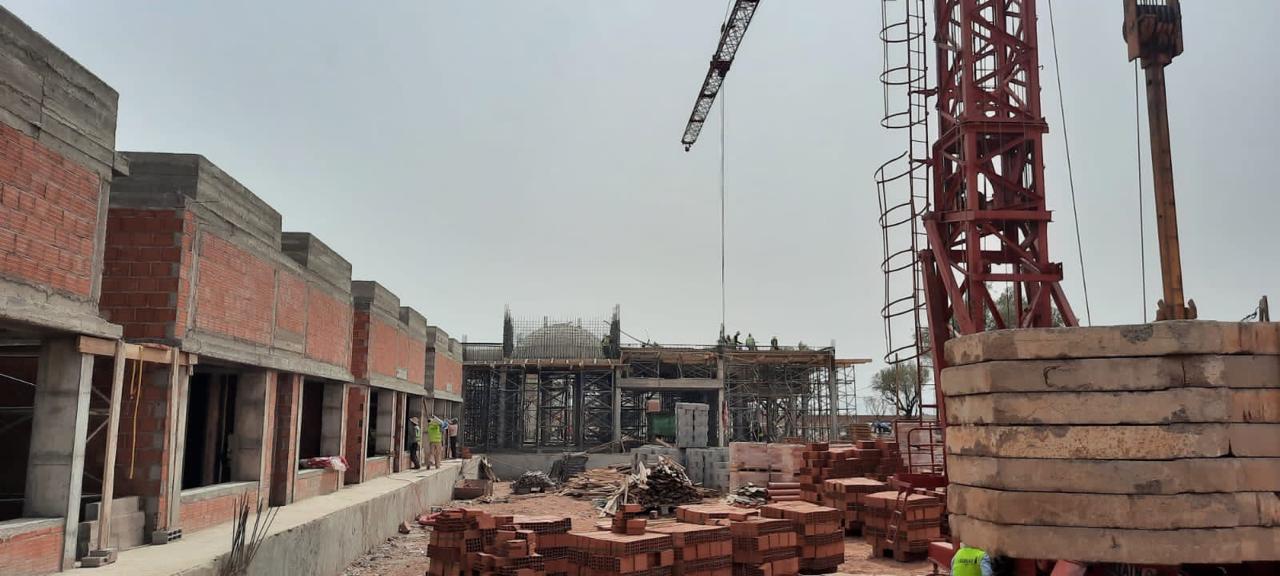 Équipe CGE Maroc en action sur un chantier de construction